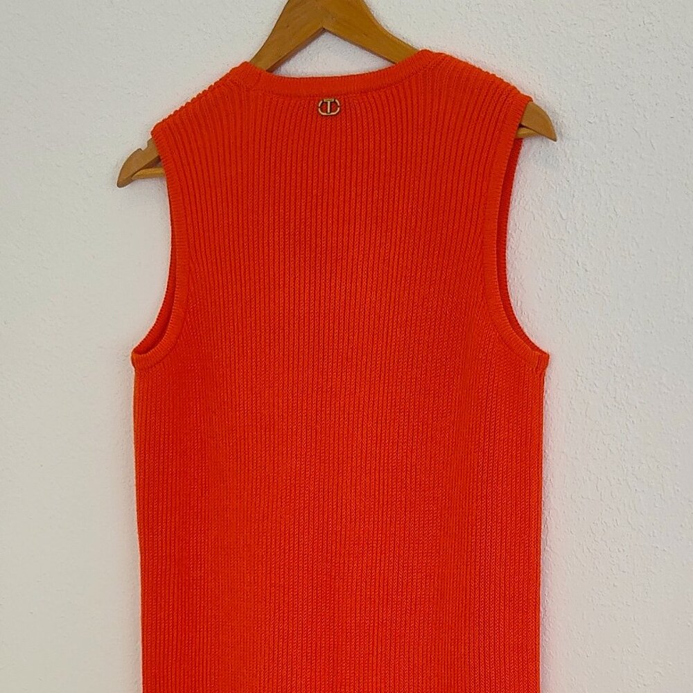 Twinset Milano, Women’s Midi Dress, Knit Cotton, Luxury, M - Picture 3 of 10